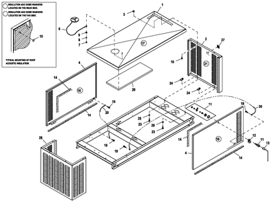 Ev Enclosure Cl Cpl Diagram and Parts List for ET02516JNSX (6567018)(2011) Generac Generator