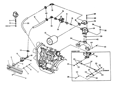 Natural Gas Fuel System Diagram and Parts List for 0591-1  Generac Generator