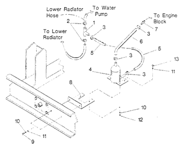 Engine Coolant Heater-4.3, 5.7, And 7.4 Liter Wide Base Diagram and Parts List for 4081-0  Generac Generator