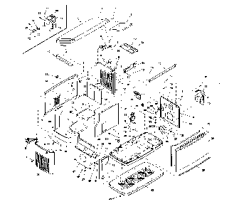 Enclosure Diagram and Parts List for 006437-0  Generac Generator
