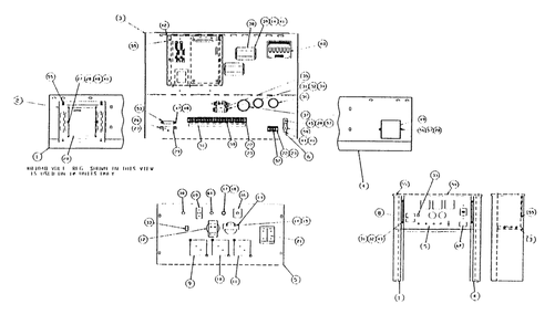 Control Panel Diagram and Parts List for 0752-1  Generac Generator