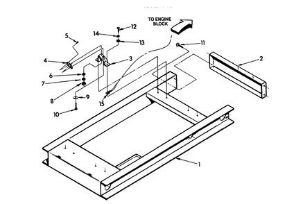 Mounting Base Diagram and Parts List for 9324-1  Generac Generator