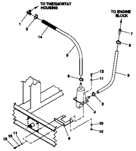 Engine Coolant Heater Diagram and Parts List for 0046261 (3622315)(2002) Generac Generator