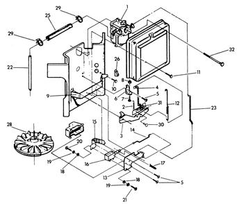 Carburetor Diagram and Parts List for 9475-1  Generac Generator