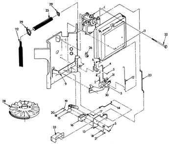 Gasoline Carburetor Diagram and Parts List for 9121-3  Generac Generator