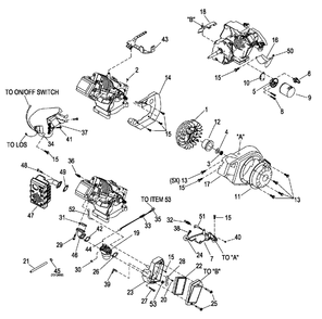 Gh-220 Engine (0h2154) Diagram and Parts List for XP4000 (5491019 - 5777880)(2010) Generac Generator