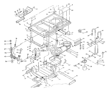 Base And Pulleys (Bottom Exhaust) Diagram and Parts List for 9309-0  Generac Generator