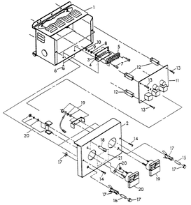 Battery Charger Diagram and Parts List for 9657-3  Generac Generator