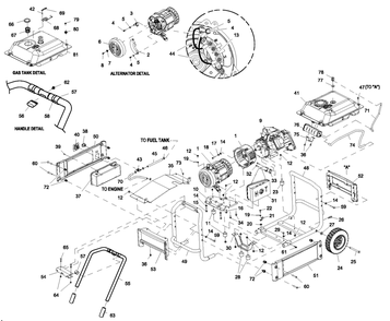 Part Location Diagram of 0H5726 Generac Carbon Canister, 216Cc