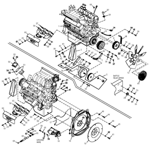 Engine Diagram and Parts List for 0049883 (4162285 - 4373892)(2007) Generac Generator