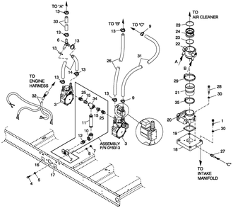 Fuel Natural Gas 4.6l G3 80kw Diagram and Parts List for ST08046AVSN (4699641)(2007) Generac Generator