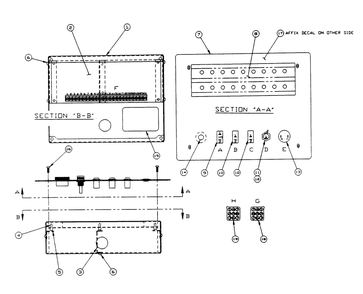 Flash Mounted Remote Annunciator Diagram and Parts List for 9556-0  Generac Generator