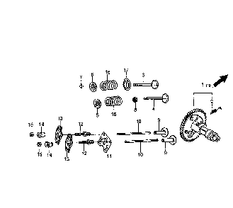 Part Location Diagram of 0J58620141 Generac Tappet; valve