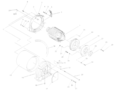 Part Location Diagram of 98306 Generac Air Outlet Screen