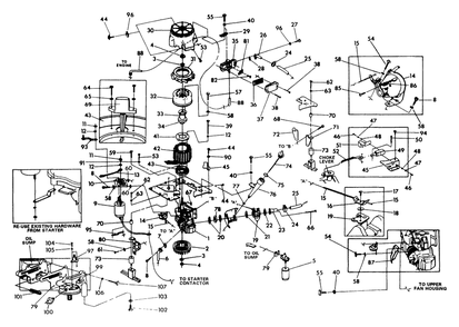 Generator Diagram and Parts List for 9629-2  Generac Generator