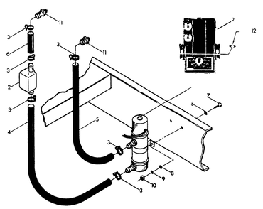 Engine Coolant Heater Diagram and Parts List for 9300-0  Generac Generator