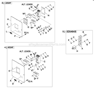 Cpl C5 H Control Cb Connection (2) Diagram and Parts List for QT13068KNAN (4885383)(2007) Generac Generator