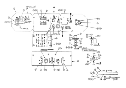 Connection Panel Assembly Diagram and Parts List for 5697-4  Generac Generator