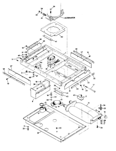 Part Location Diagram of 37388 Generac Base Baffle
