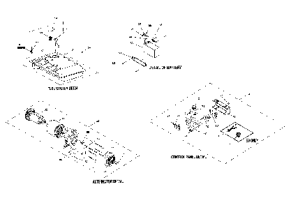Part Location Diagram of 0J0694 Generac Bracket Battery GP 5.5-7.5E