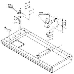 Ev Mtg Base 1.5l Diagram and Parts List for 0041260 (3167756 - 3214478)(2014) Generac Generator