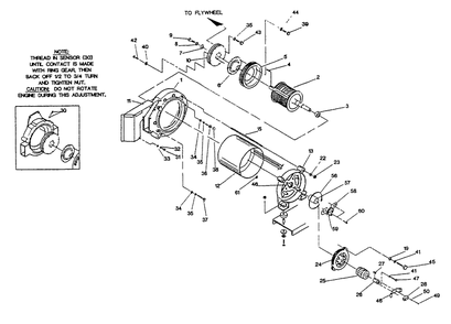 Generator Diagram and Parts List for 9336-4  Generac Generator