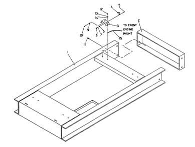 Mounting Base Diagram and Parts List for 0757-1  Generac Generator