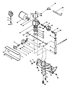 Natural Gas Fuel System Diagram and Parts List for 9351-0  Generac Generator