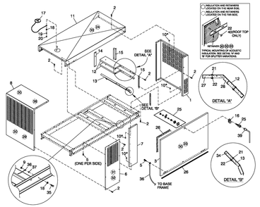 Enclosure C2 Diagram and Parts List for 0052600 (4362767 - 4399223)(2006) Generac Generator