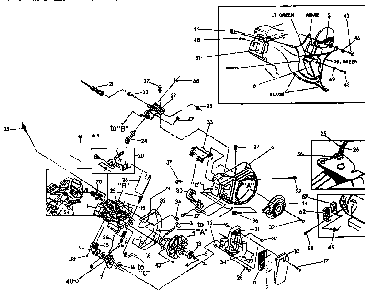 Carburetor Assembly Diagram and Parts List for 9898-1  Generac Pressure Washer