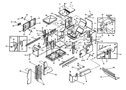 Compartment Diagram and Parts List for 9573-1  Generac Generator