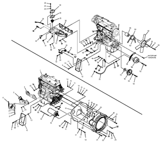 Control Panel Diagram and Parts List for 0047420 (3638011 - 3989689)(2004) Generac Generator
