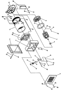 Generator Diagram and Parts List for 9740-0  Generac Generator