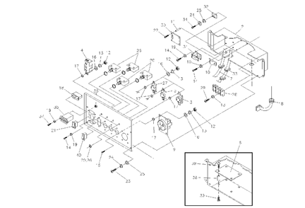 Control Panel Diagram and Parts List for MC10000 (9809-2)(9809-2) Generac Generator