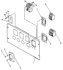 Circuit Breaker Diagram and Parts List for 0041260 (3167756 - 3214478)(2014) Generac Generator
