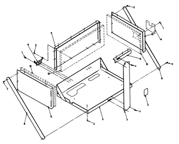 Rv Compartment Diagram and Parts List for 9164-0  Generac Generator