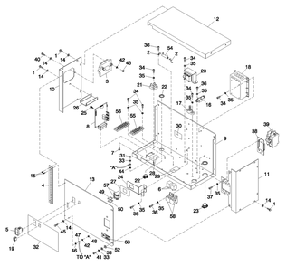 Control Panel Diagram and Parts List for 0050402 (4059474 - 4208341)(2014) Generac Generator