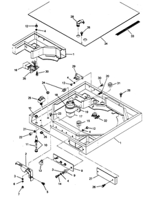 Blower Shroud Diagram and Parts List for 6207-3  Generac Generator