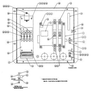 Transfer Switch Diagram and Parts List for 4069-0  Generac Generator