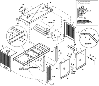 Ev Enclosure C3 Diagram and Parts List for HT07068AVAX (8338617)(2013) Generac Generator