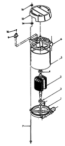 Generator Diagram and Parts List for 9653-1  Generac Generator