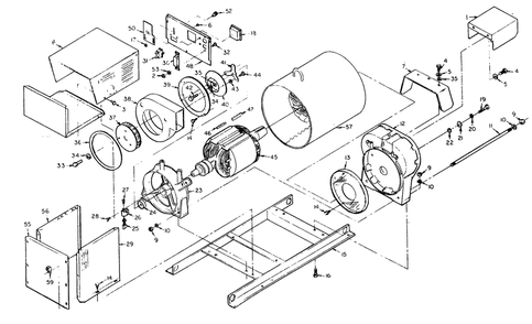 Generator Diagram and Parts List for 9278-0  Generac Generator