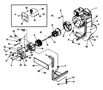 Generator No. 83670 Diagram and Parts List for HD3000 (9443-1)(9443-1) Generac Generator