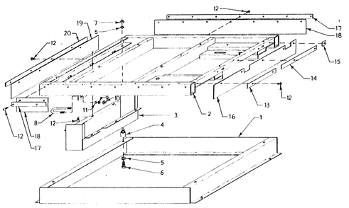 Part Location Diagram of 37838 Generac Skirt (Front And Back)