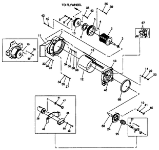 Generator Assembly Diagram and Parts List for 4059-0  Generac Generator