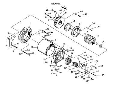 Generator Diagram and Parts List for 9336-0  Generac Generator