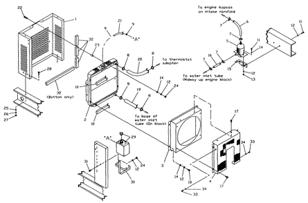 Natural Gas Fuel System Diagram and Parts List for 0910-0  Generac Generator