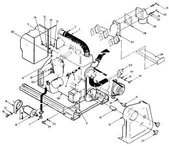Part Location Diagram of 70939 Generac 1.0 Liter Engine