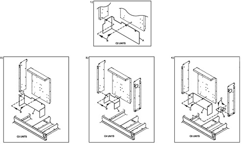 C4 Cb Connection Box Shielding C2/C4 Diagram and Parts List for 0053400 (4486450 - 4668898)(2006) Generac Generator
