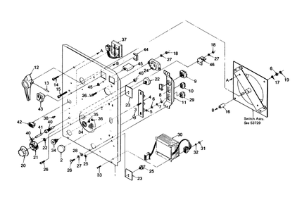 Part Location Diagram of 1363-6198 Generac Screw - No. 8-32 X 1/2-inch